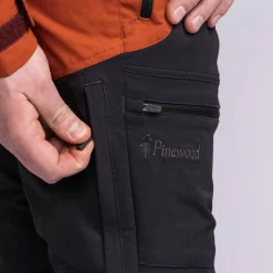 Pinewood Men's Finnveden Hybrid Pants Dark Anthracite/Terraco