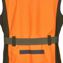 Pinewood Men's Furudal Dog Handler Vest Orange/Moss Green