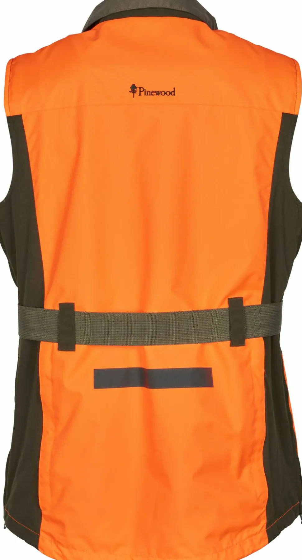 Pinewood Men's Furudal Dog Handler Vest Orange/Moss Green