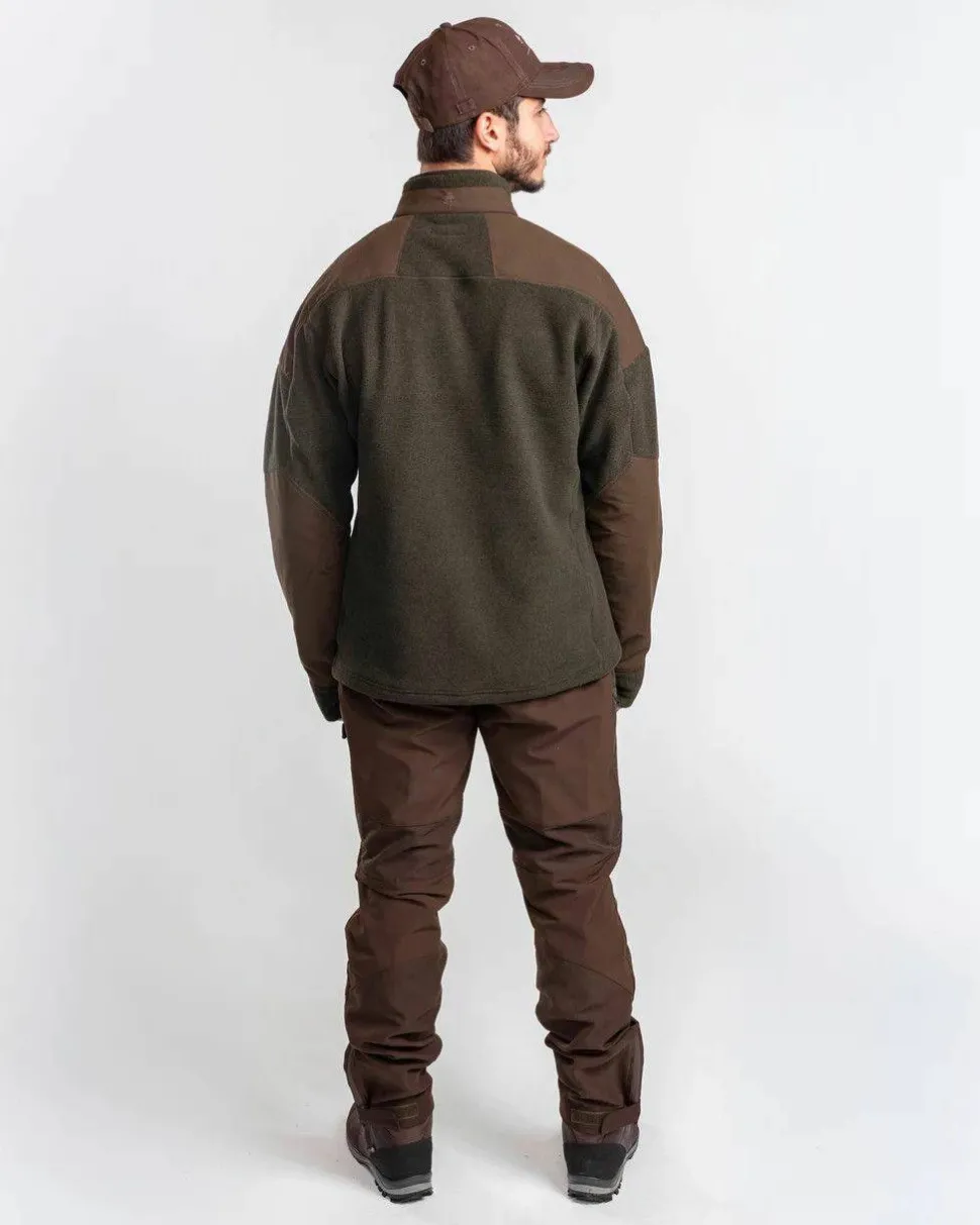 Pinewood Men's Småland Forest Fleece Jacket Hunting Green