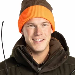 Pinewood Men's Småland Reversible Hunters Hat Mossgreen/Orange