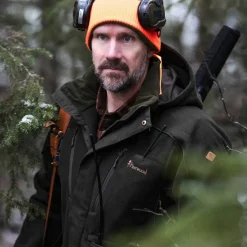 Pinewood Men's Småland Reversible Hunters Hat Mossgreen/Orange