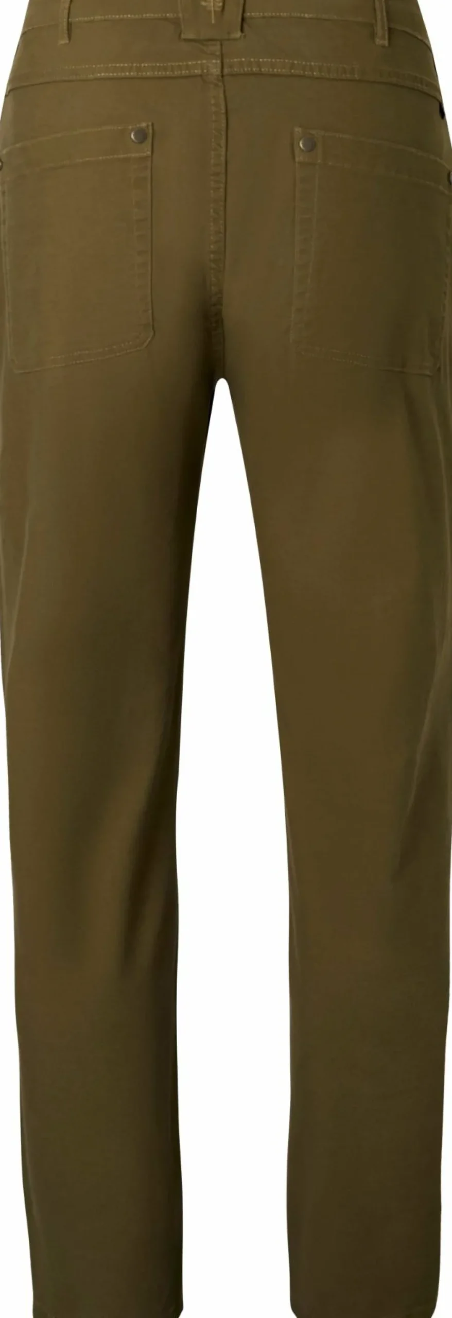 Pinewood Men's Värnamo Vintage Canvas Trousers Olive Brown