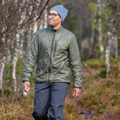 Pinewood Men's Wool Insulated Midlayer Jacket Moss Green