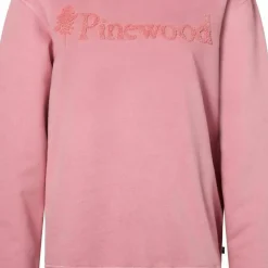 Pinewood Unisex Värnamo Pinewood Logo Sweater Dusty Pink