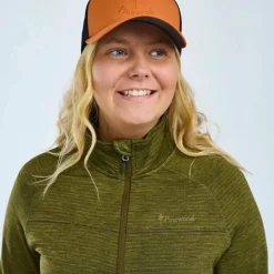 Pinewood Women's Abisko Fleece Jacket Olive Green