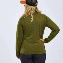 Pinewood Women's Abisko Fleece Jacket Olive Green