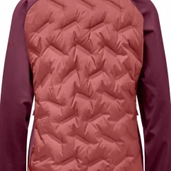 Pinewood Women's Abisko Insulation Hybrid Jacket Brickpink/burgundy