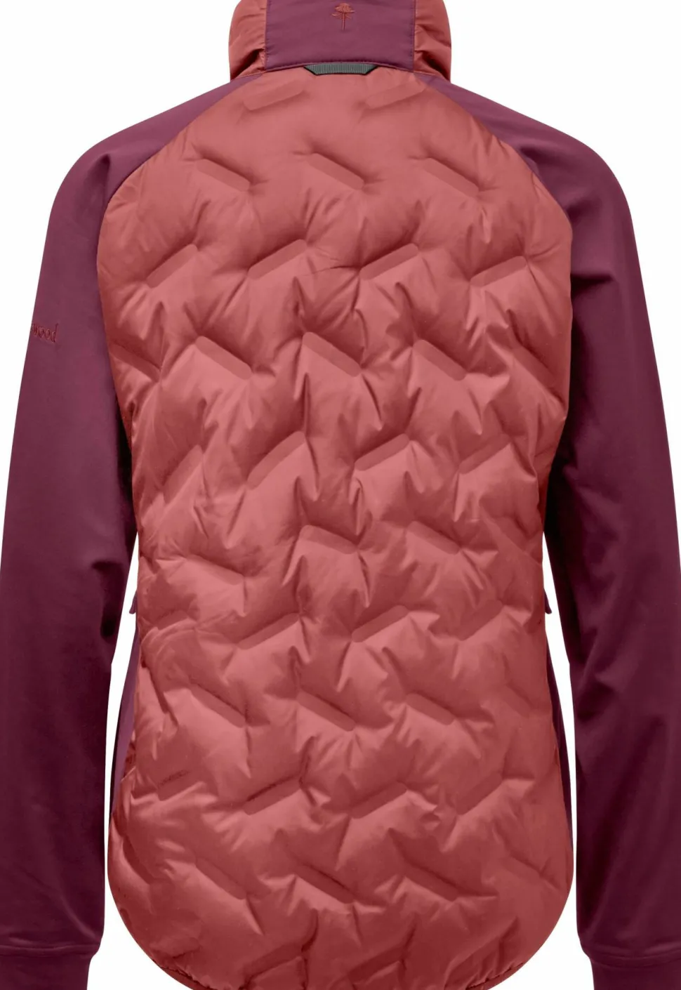Pinewood Women's Abisko Insulation Hybrid Jacket Brickpink/burgundy