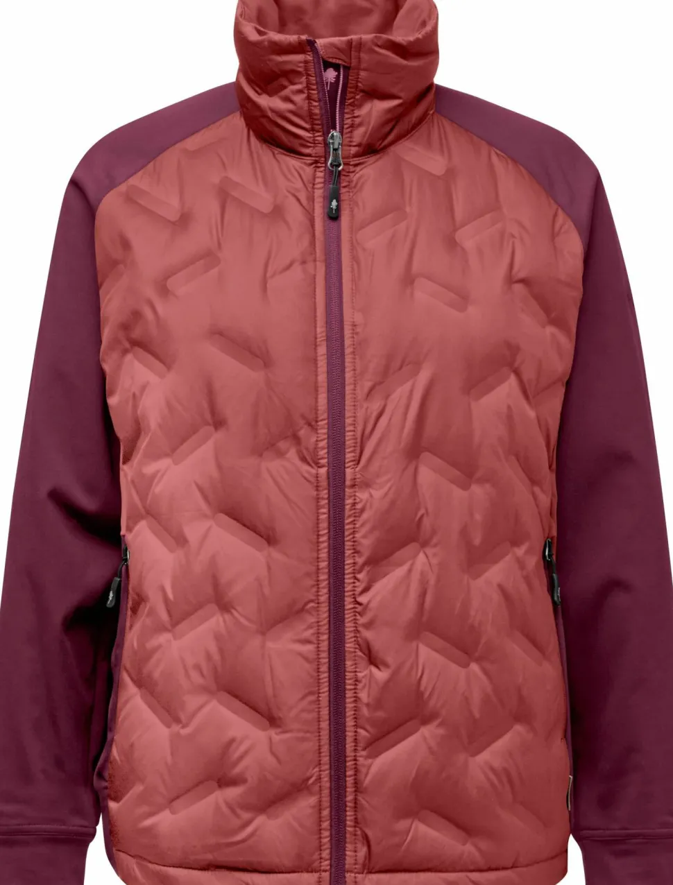 Pinewood Women's Abisko Insulation Hybrid Jacket Brickpink/burgundy