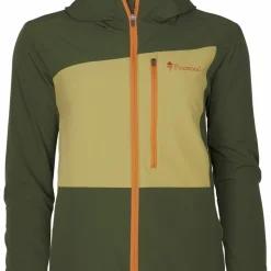 Pinewood Women's Abisko Light Stretch Jacket Goldenhay/Mossgreen