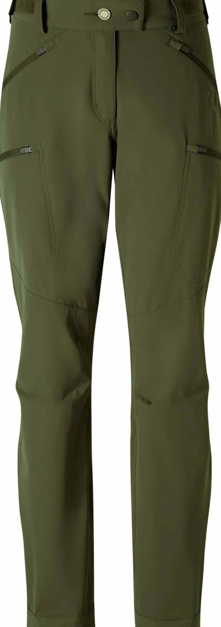 Pinewood Women's Abisko Light Stretch Pants Mossgreen/mossgreen