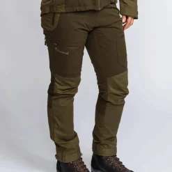 Pinewood Women's Finnveden Hybrid Extreme Trousers Dark Olive/Hutinng Olive