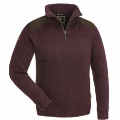 Pinewood Women's Hurricane Sweater Dark Burgundy Melange