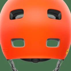 POC Crane Mips Bike Helmet Fluorescent Orange Matt