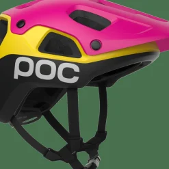 POC Cularis Pure MTB Helmet Rhos Red Matt/Citrine Yellow Matt