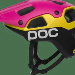 POC Cularis Pure MTB Helmet Rhos Red Matt/Citrine Yellow Matt
