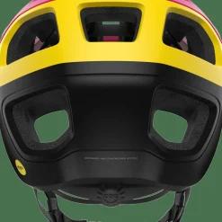 POC Cularis Pure MTB Helmet Rhos Red Matt/Citrine Yellow Matt