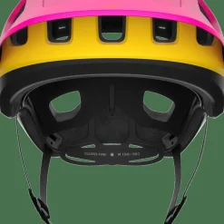 POC Cularis Pure MTB Helmet Rhos Red Matt/Citrine Yellow Matt