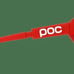POC Devour Mid Bike Sunglasses Prismane Red/Clarity Road/Partly Sunny Gold
