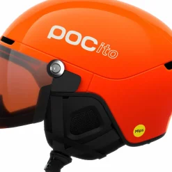 POC Kids' Pocito Obex Visor Fluorescent Orange/Clarity Pocito/Partly Sunny/Light Orange