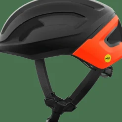 POC Omne Air Mips Cycling Helmet Uranium Black Matt/Fluorescent Orange Matt