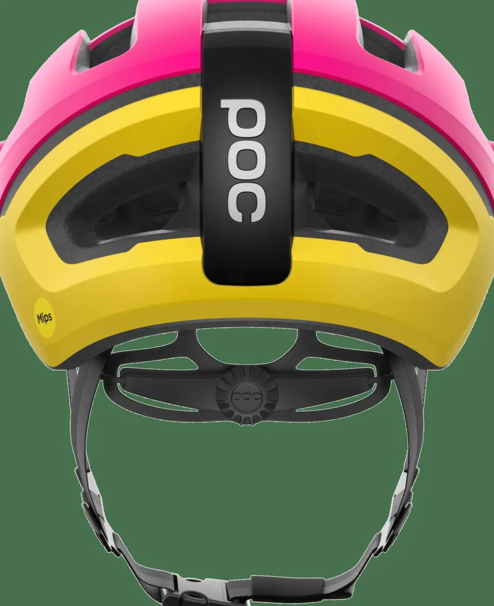 POC Omne Air Mips Cycling Helmet Rhos Red Matt/Citrine Yellow Matt