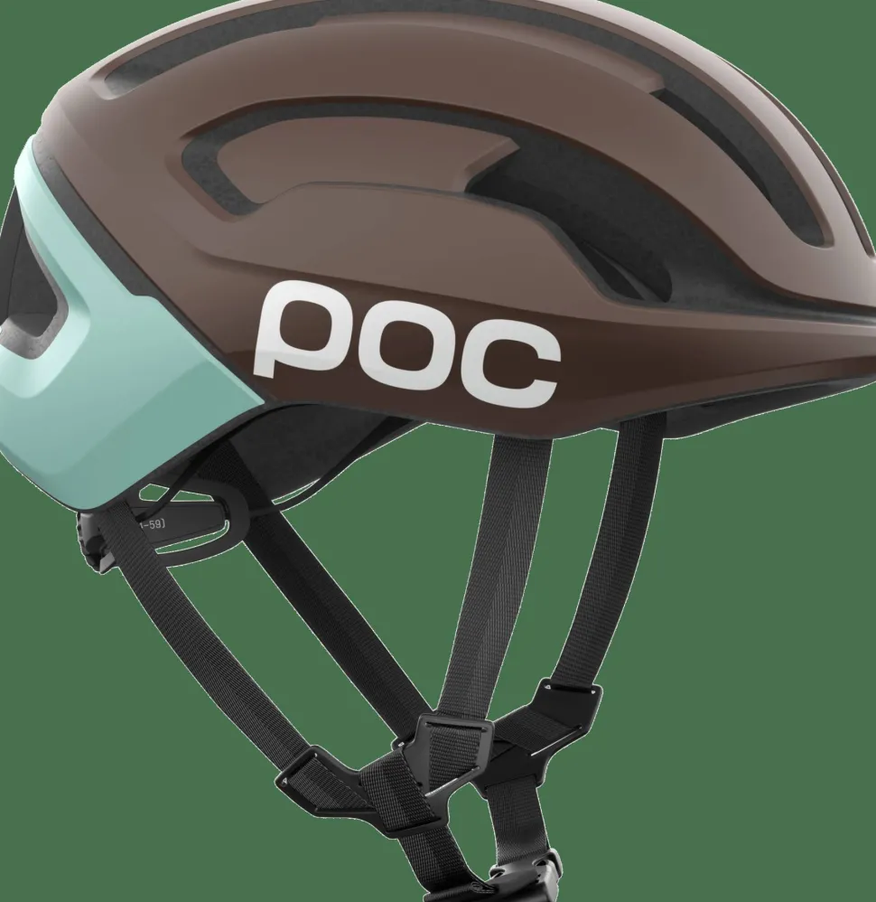 POC Omne Air Mips Cycling Helmet Bronzite Brown Matt/Lazurite Blue Matt