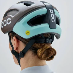 POC Omne Air Mips Cycling Helmet Bronzite Brown Matt/Lazurite Blue Matt