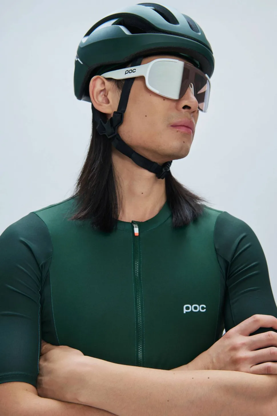 POC Omne Air Mips Cycling Helmet Pargasite Green Matt