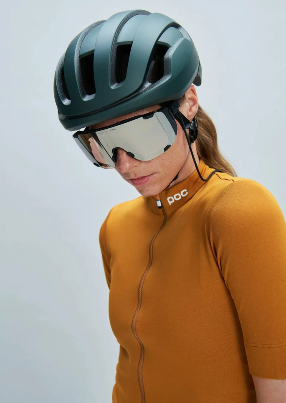 POC Omne Air Mips Cycling Helmet Pargasite Green Matt