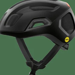 POC Ventral Air Mips Cycling Helmet Uranium Black Matt/Fluorescent Orange Matt