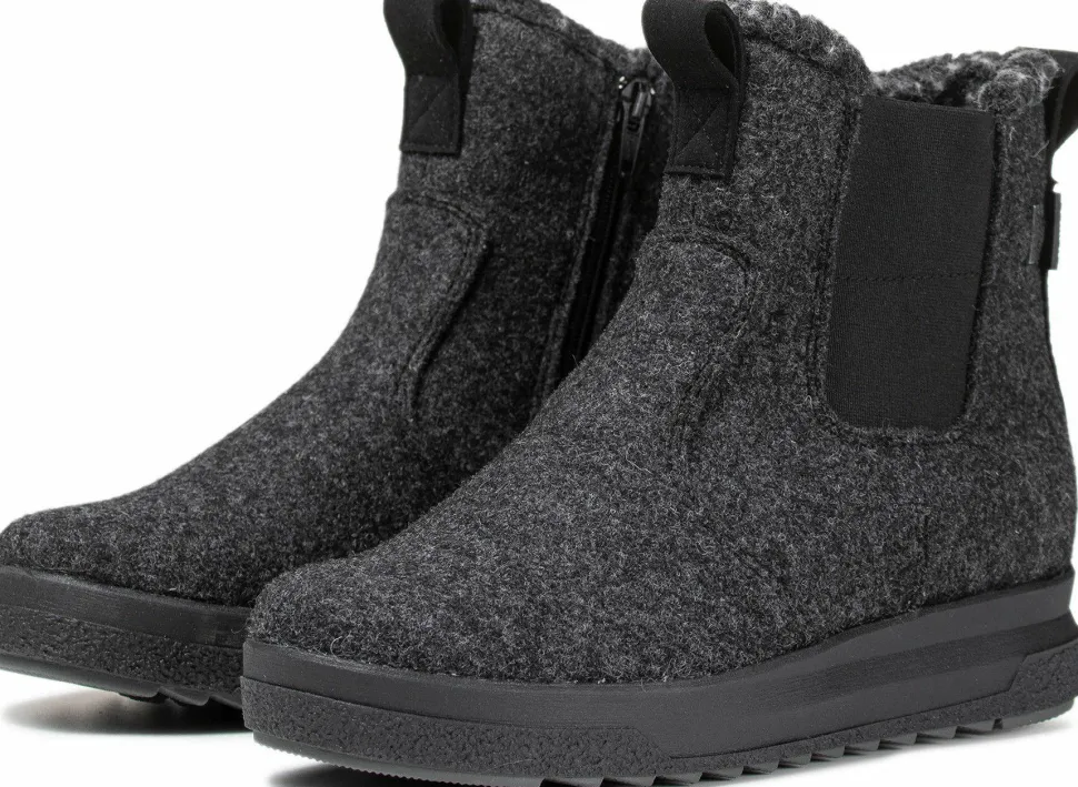 Pomar Women´s Kevo GORE-TEX Ankle Boot Granit Felt/black Micro