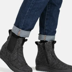 Pomar Women´s Kevo GORE-TEX Ankle Boot Granit Felt/black Micro