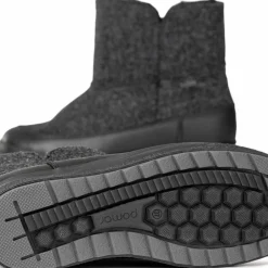 Pomar Women's Niva GORE-TEX Ankle Boot Granit Felt/vivian Black/fur