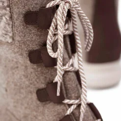 Pomar Women's Reki Gore-Tex Felt Boot Sand Felt/Bark Waxy Leather