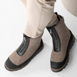 Pomar Women's Unari GORE-TEX Ankle Boot Sand Felt/pu-suede