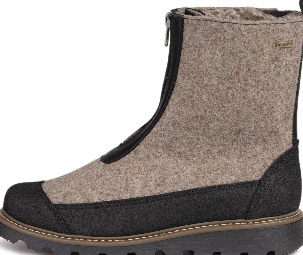 Pomar Women's Unari GORE-TEX Ankle Boot Sand Felt/pu-suede