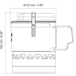Primus Lite XL Stove System II 1.0 L Blue