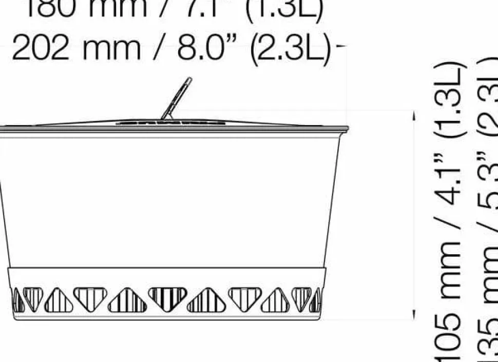 Primus Primetech Stove Set II 2x2.3L W. Pan No Color