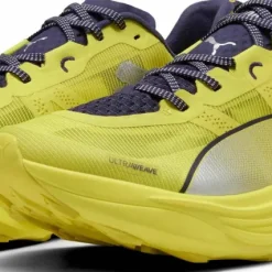 Puma Men's Deviate Nitro Elite Trail Lux Lime-deep Plum