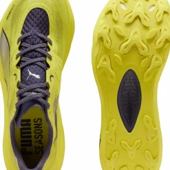 Puma Men's Deviate Nitro Elite Trail Lux Lime-deep Plum
