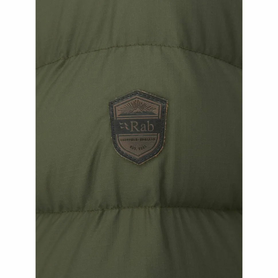 Rab Women's Deep Cover Down Parka Army