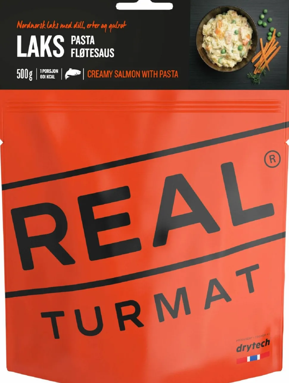 Real Turmat Creamy Salmon With Pasta 500 G NoColour