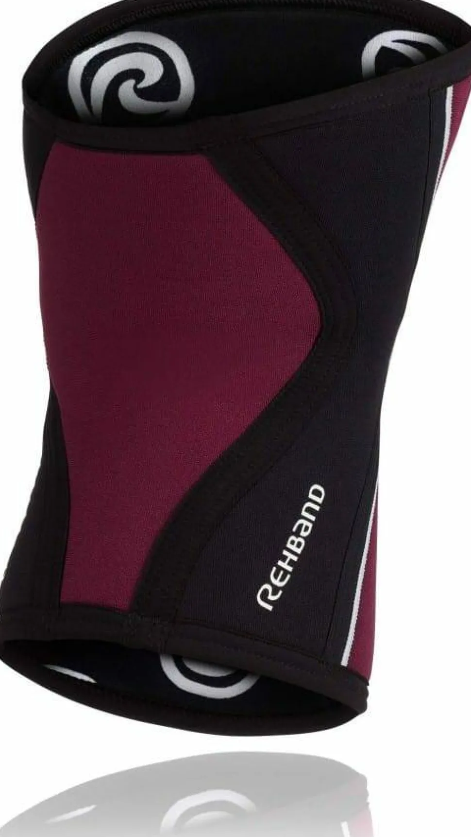Rehband Rx Knee-Sleeve 5mm Black/Burgundy