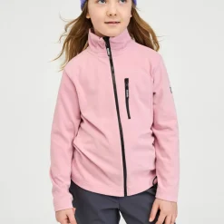 Reima Kids' Fleece Sweater Iisisti Grey Pink