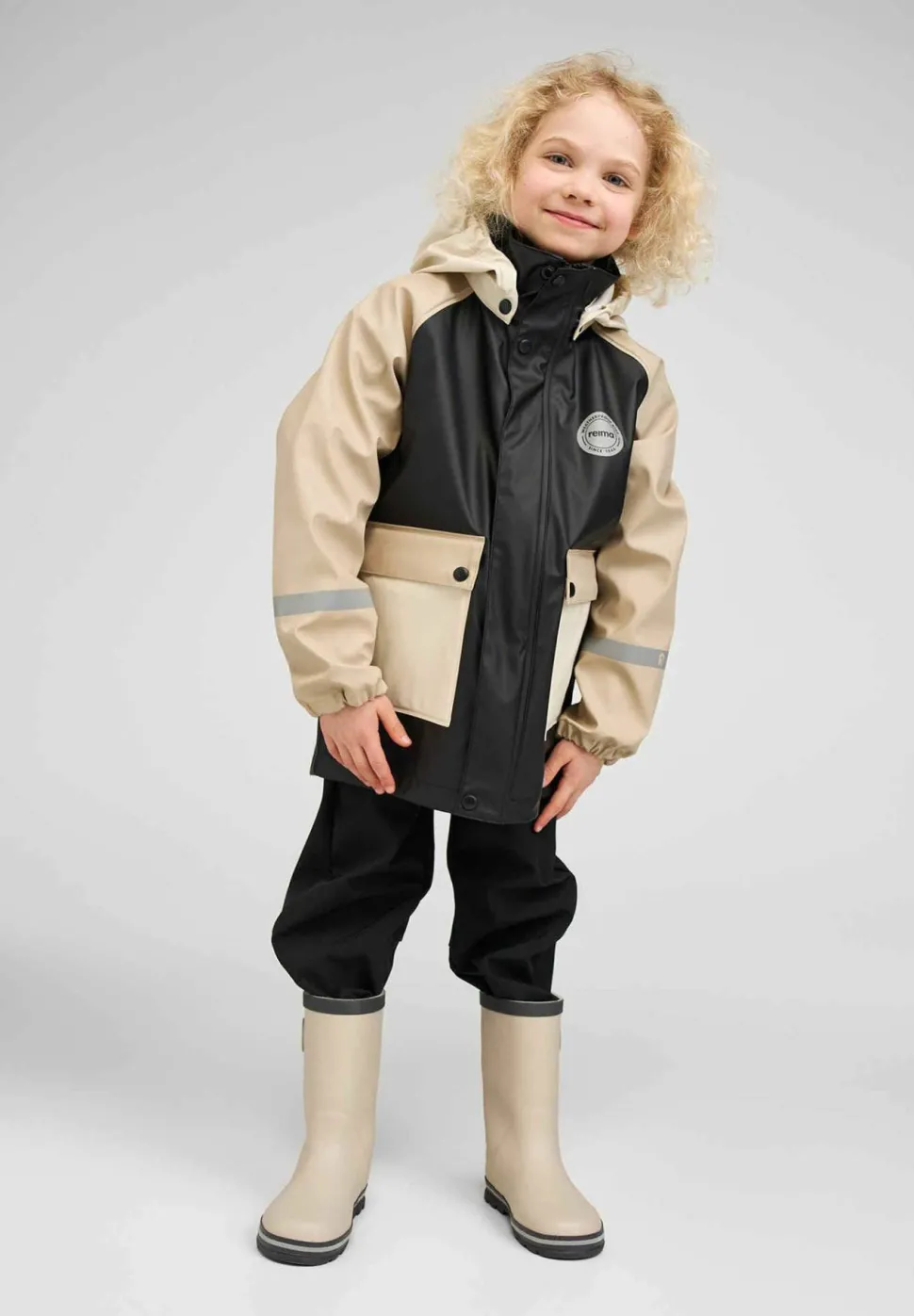Reima Kids' Raincoat Suihku Black