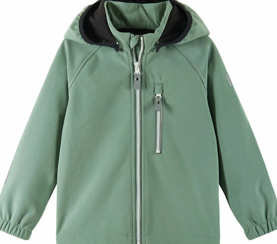 Reima Kids' Softshell Jacket Vantti Stone Green