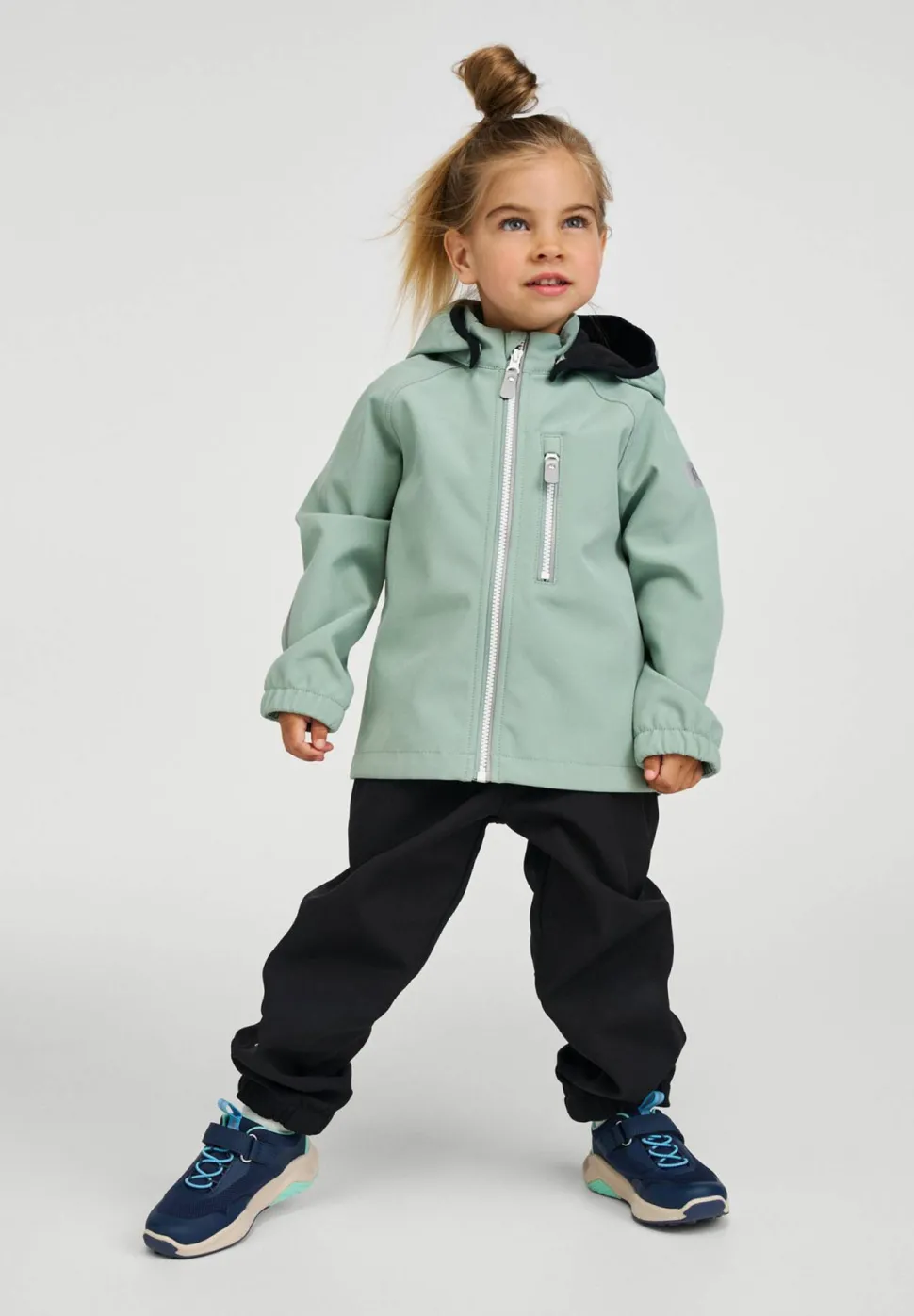 Reima Kids' Softshell Jacket Vantti Stone Green