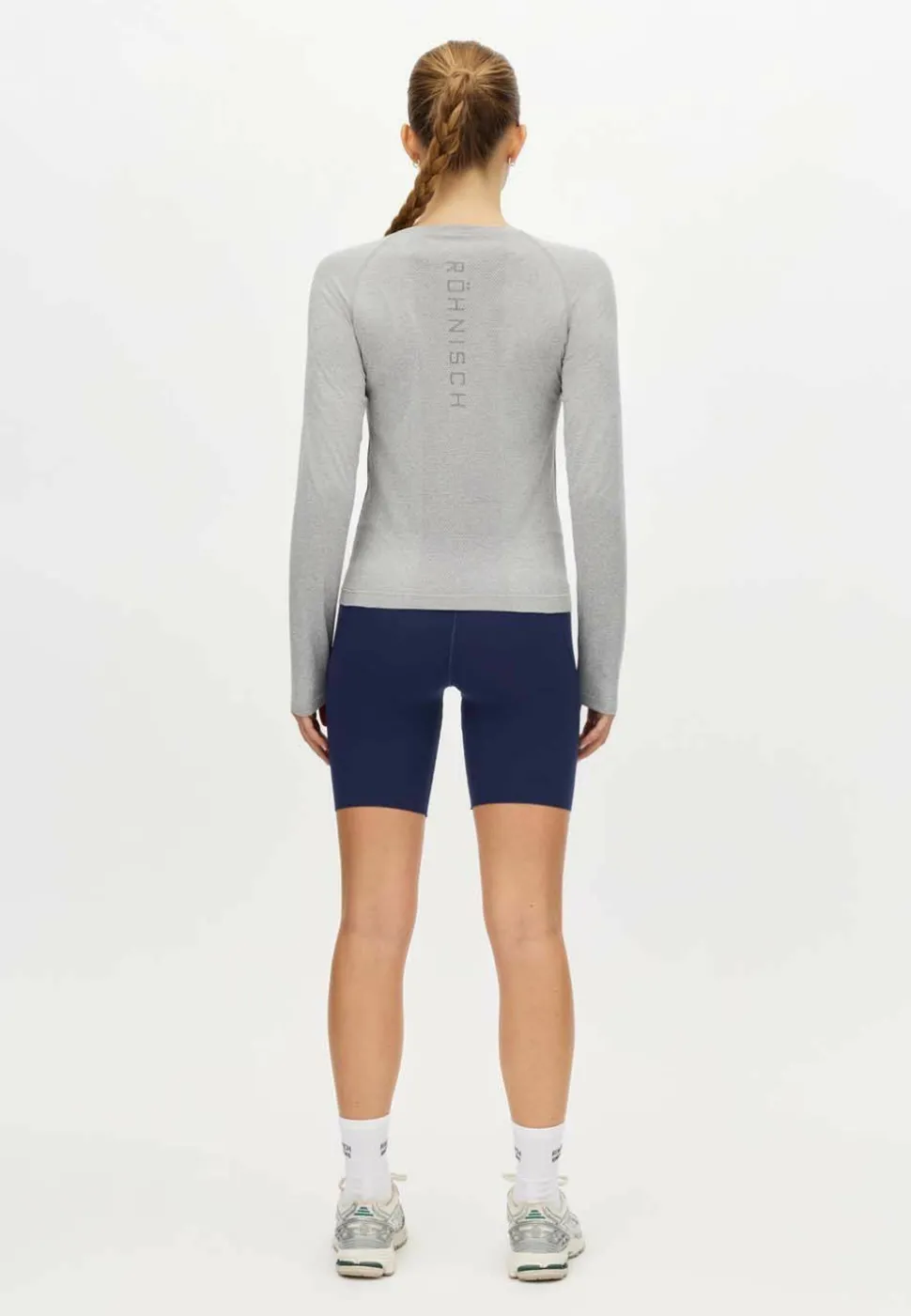 Röhnisch Seamless Flex Long Sleeve Grey Melange